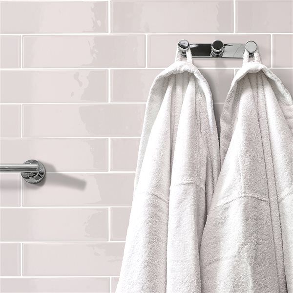 s-1.jpg SMART TILES PEEL & STICK BACKSPLASH - OSLO GREY - 2 Pieces 22.56 x 10.88 - Image 1